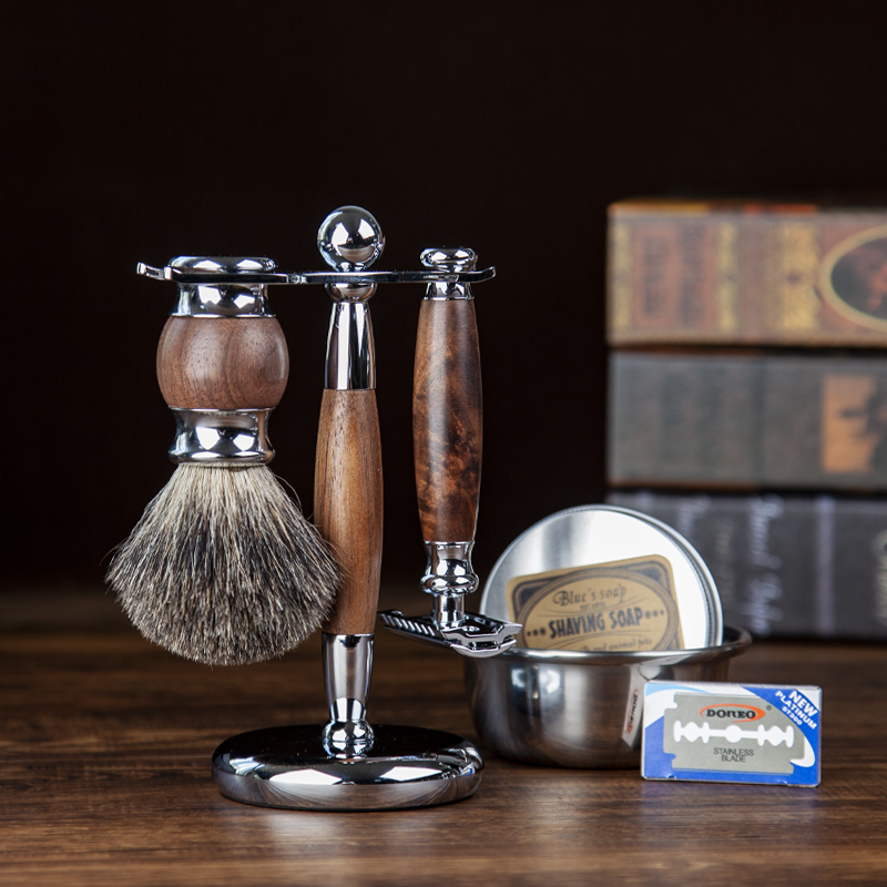 Goldsmith Manual Razor Men's Old-Fashioned Razor Five-Layer Blade German Men's Retro Gift Box Packaging