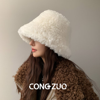 仿皮草毛绒帽子女冬季新款渔夫帽显脸小大头围防寒保暖护耳蒙古帽