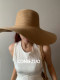 High-end version of straw hat for women with large brim, summer sun protection, UV protection, vacation seaside sun hat, straw hat