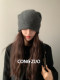 100% wool hat women's winter new style wool knitted hat ear protection face small thickened warm and cold-proof Baotou cold hat