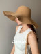 High-end version of straw hat for women with large brim, summer sun protection, UV protection, vacation seaside sun hat, straw hat