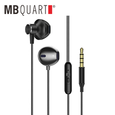 Проводные HiFi наушники mbquart德国歌德mb175半入耳式耳机耳麦有线高音质苹果vivo华为oppo小米手机电脑超重低音安卓游戏吃鸡带麦