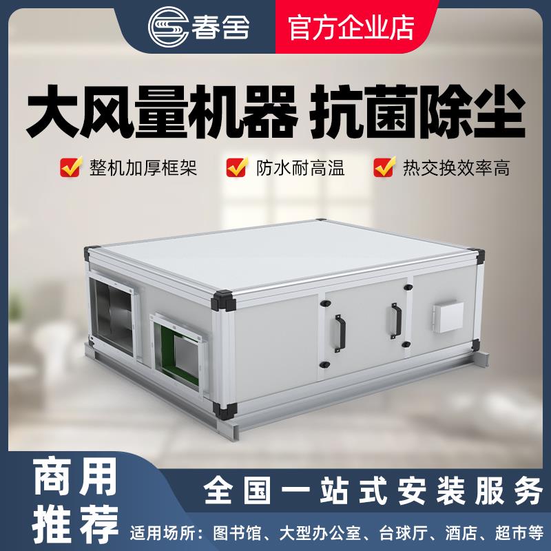 Chunshe commercial large air volume indoor fresh air fan fresh air system hospital ventilator basement exhaust ventilation ventilation