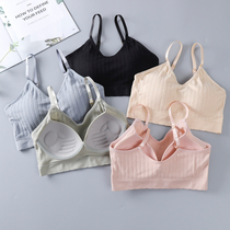 Obliterating underwear schoolgirl without steel ring one-piece bra beauty back harness mesh red explosive with undershot and small vest