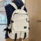 High School Student Backpack for Men ins Trendy and Cool Campus Backpack for Female College Students Simple Large-Capacity Backpack Korean Version 2024