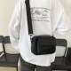 Hip-hop crossbody bag men's ins trend small bag Japanese trendy brand shoulder bag casual backpack street trend leather shoulder bag