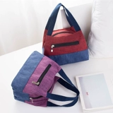 Джинсы с начесом, сумка через плечо, портативная небольшая сумка, барсетка, сумка для ланча, сумка для еды