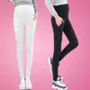 Large size maternity pants spring and autumn 2021 new fashion mom thin section wear pregnancy long pants white inner pants