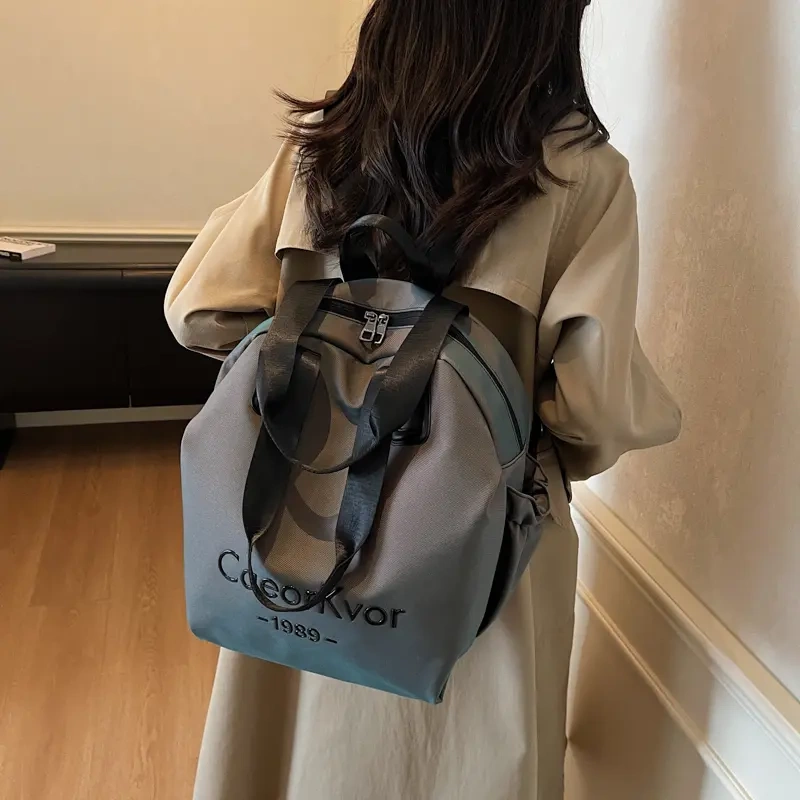 Large-Capacity Women's Multi-Functional Tote Bag, Ultra-Light Zipper Style, Handbag, Backpack, Shoulder Bag, Stylish and Versatile