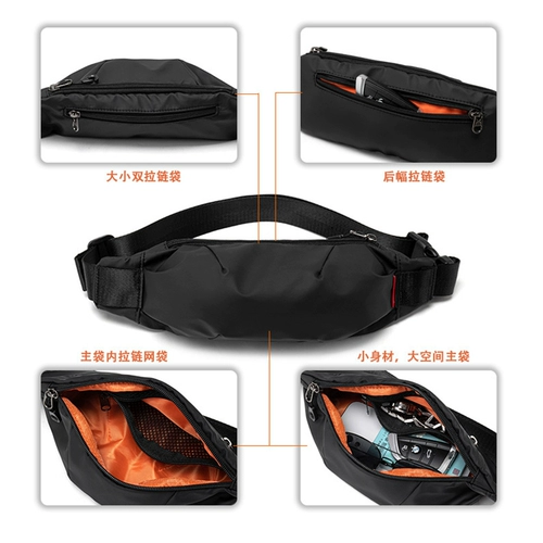Спортивная поясная сумка, мужская универсальная нагрудная сумка, сумка через плечо для велоспорта, летний мобильный телефон, для бега