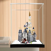 Классическое толстое черное основание + зеркальное модель 50*35*76 Высота (игрушки не включены)