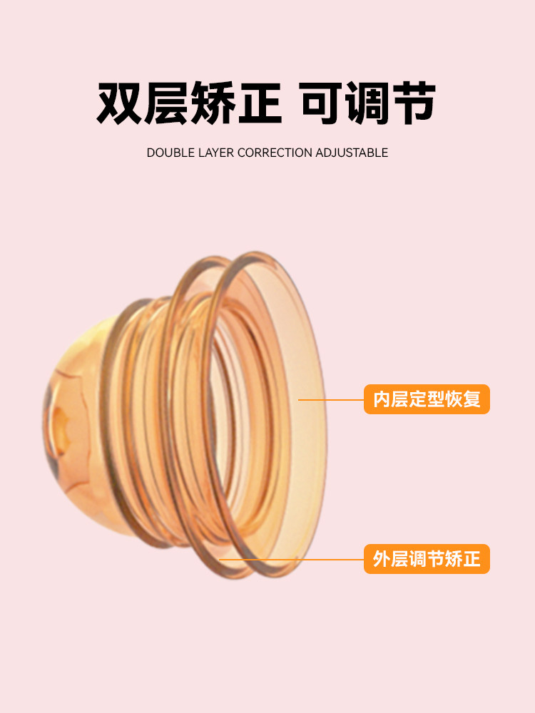 Nipple Retraction Corrector, Traction and Suction to Pull Out the Nipple, Adolescent Maldevelopment, Pregnant Women, Lactation Period, Indentation Fixation Suction Cup