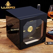 LUXFO Langyou humidor humidor Spanish cedar cigar humidifier storage box three-layer large capacity
