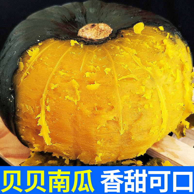 Beibei pumpkin chestnut flavor Beibei small pumpkin fresh 5 kg vegetables freshly picked old melon powder glutinous sweet farm 10