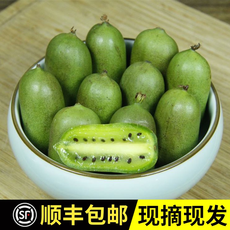 Northeast round jujube Mountain soft jujube fresh kiwi Kiwi kiwi berry Dandong fruit specialty