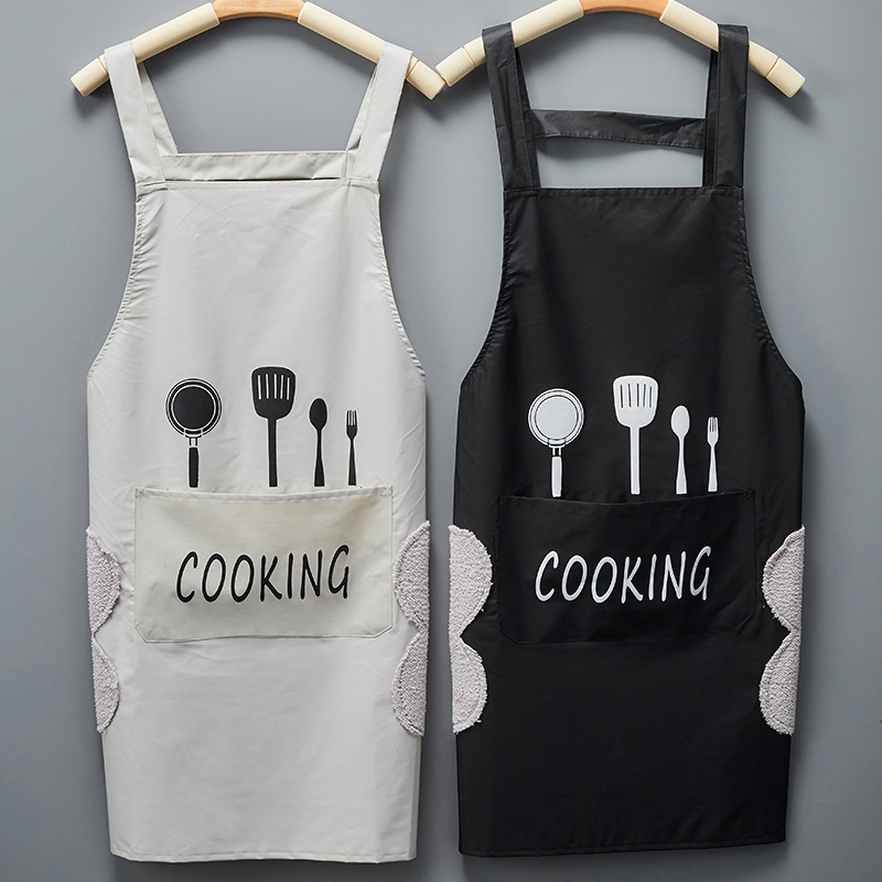 Kitchen Apron waterproof and greaseproof Home Baby Bag Type Erasable waistcoat Great workwear 2020 New male and female hood clothes