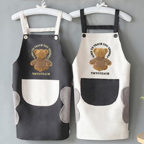 Apron Waterproof Anti Oil Home Kitchen Lady Fashion Work Clothes Adults Lovely Day Ensemble Male cook Cooking Apron
