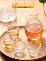 High end cup wine glasses Wine Glasses Wine Pot suit Japanese style high face value hammer veins Phnom Penh glass goblet with ice wine