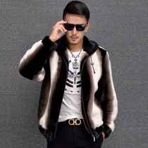 Original Imported American Mink Ferret Hat Men Minke Leather Big Clothes Fashion Mens Clothing Mink Fur Fur Coats Fur Coats