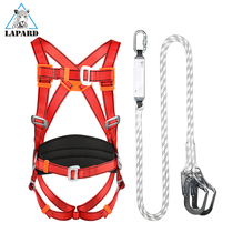 Five-point waist protection rope air conditioning installation safety belt outdoor aerial work safety belt national standard fall prevention