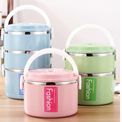 加高大容量饭盒多层不锈钢三层保温便当盒