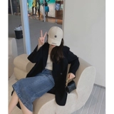 Осенний пиджак классического кроя, оверсайз, премиум класс, свободный крой