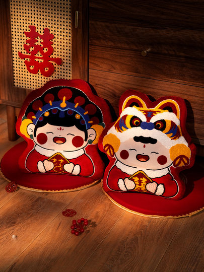 Newlywed Dowry Bed Dolls, a Pair of Wedding Dolls, New Style Wedding Room Golden Boy and Golden Girl, Wedding Celebration Cute Dolls, Large Size