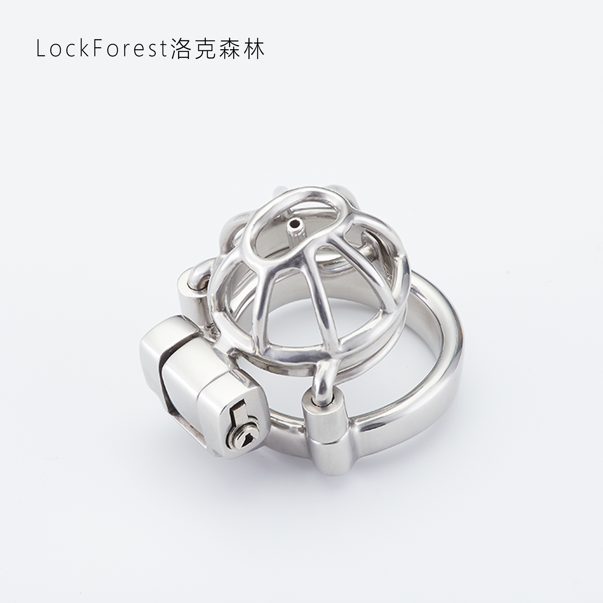 八爪鱼CB贞操锁定制金属pa锁贞操带M宝原创情趣CB穿刺鸟笼贞洁锁-Taobao