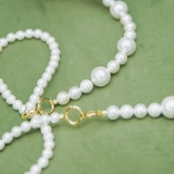 Дизайнерская цепь, аксессуары из жемчуга, на цепочке