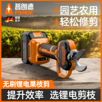 Plande electric pruning shears Rechargeable thick branch pruning household garden art fruit tree electric scissors pruning branches