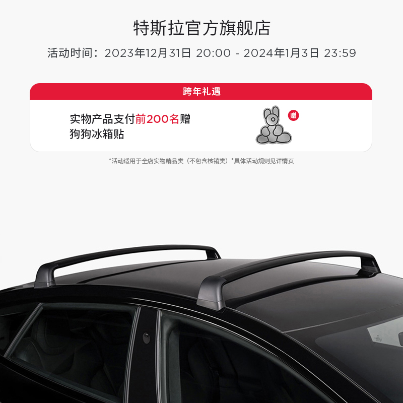 Tesla Tesla's Model S roof luggage rack special car dedicated to easy installation-Taobao