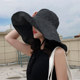Mqvq Cotton and Linen Sun Hat for Women, Sun Protection and Uv Protection, Summer Thin Sun Hat, Large Brim, Spring and Autumn Fisherman Hat