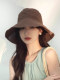 Mqvq Raffia Straw Hat for Women, Summer Japanese Style, Finely Woven, Wide Brim, Foldable, Face-Slimming, Versatile Sunshade Fisherman Hat
