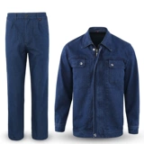 Джинсовый лонгслив, износостойкий демисезонный комбинезон, защита от ожогов, увеличенная толщина