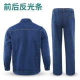 Джинсовый хлопковый износостойкий демисезонный комбинезон, делается под заказ