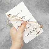 Xiaohongshu те же самые миопические очки женская анти -мыл -прозрачная пара -прозрачная коробка, лицевая поверхность, небольшая простой поверхности может быть оснащена степенью