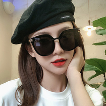 2020 new sunglasses womens anti-UV net red big frame glasses Korean version of the tide sunglasses ins big face is thin