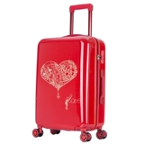 Чемодан, красная коробка для невесты для путешествий