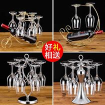 Cup holder glass red wine glass upside down hanging hanging rack set household wine high foot cup holder red wine holder