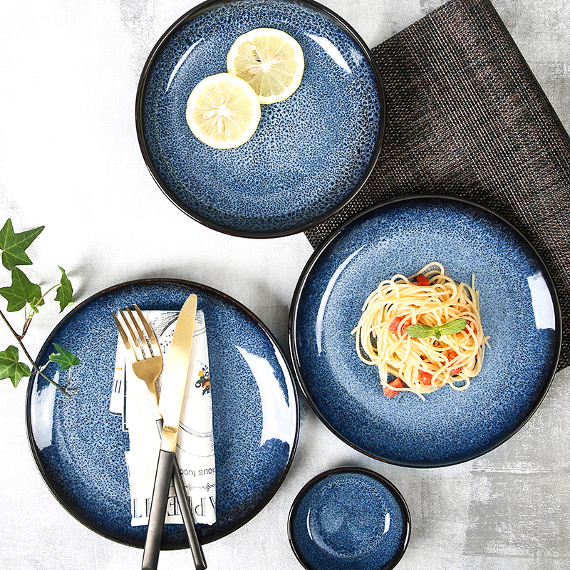 Yuquan tableware suit new star shine dishes home dishes, 6/10 people set bowl bowl chopsticks combination ceramic plate