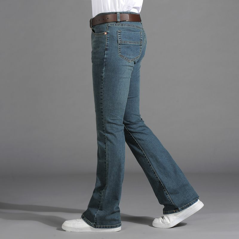 2020 Spring New Men's Denim Flared Pants Korean Style Trendy Jeans Slim Fit Men's Jeans Slimming and Youthful 2020 Spring New Men's Denim Flared Pants Korean Style Trendy Jeans Slim Fit Men's Jeans Slimming and Youthful
