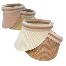 Cap Child Air Top Duck Tongue Cap Summer Shade Sunscreen Sunhat Sunhat Children Topless Beach Grass Cap Woman Summer