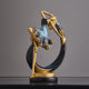 Light Luxury Ornaments, Simple Modern Dancing Girl Crafts Ornaments, High-End Housewarming Gifts for the Entrance Hall and Living Room