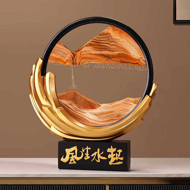 Light Luxury Ornaments Are Booming, Quicksand Painting Ornaments Are Exquisite Home and Office Decorations, Gift Boxes Are Packed with Classy Gifts