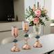 Light Luxury Ornaments, Candlelight Dinner Props, High-End Hotel Villa Home Accessories, Romantic European Candle Holders