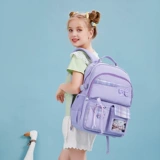 Школьный рюкзак, милая сумка через плечо со сниженной нагрузкой, в корейском стиле