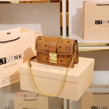 Сумка через плечо, сумка для телефона, сумка на одно плечо, цепь, из натуральной кожи