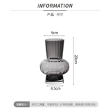 Высококачественная креативная стеклянная ваза неправильной формы, прозрачная гидропоника, цветы, стол, цветочная композиция, украшение для гостиной, нишевые украшения