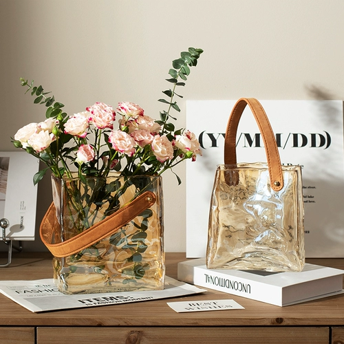 Стеклянный креативный портативный декор для гостиной, легкий роскошный стиль, изысканный стиль, популярно в интернете