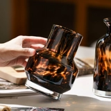 Высококачественная интернет-ваза со знаменитостями и леопардовым принтом, свет, роскошная стеклянная цветочная композиция, модель дома, цветочная посуда для гостиной, украшение ниши